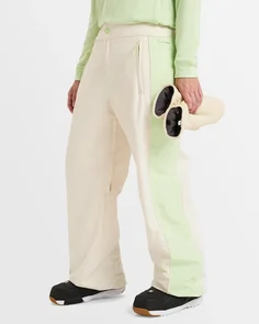 ROXY STEEPLY SNOW PANTS - BUTTERCREAM