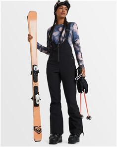 ROXY SUMMIT BIB SNOW PANTS - TRUE BLACK