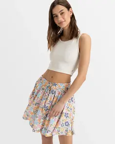 ROXY MAGIC DUNES EPHEMERE MINI SKIRT PAPAYA EPHEMERE APPA