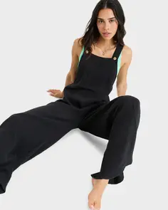 ROXY EASY ISLE JUMPER OVERALLS ANTHRACITE