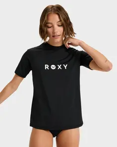 ROXY 2025 ESSENTIAL LYCRA SHORT SLEEVE ANTHRACITE