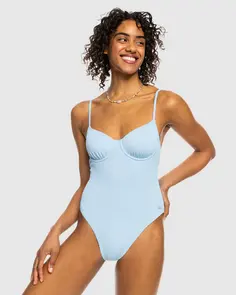 ROXY RIB LOVE THE MUSE ONE PIECE BEL AIR BLUE