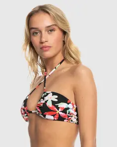 ROXY PT BEACH CLASSICS FASHION TRI BIKINI TOP ANTHRACITE NEW LIFE