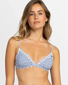 ROXY AMBER FIXED TRI TOP CLOUD DANCER NEVER BORED SWIM