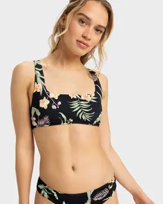 ROXY PT BEACH CLASSICS BRALETTE ANTHRACITE ISLAND ES
