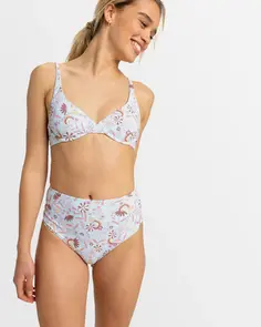 ROXY VINTAGE ISLE UW BIKINI TOP COOLING SPRAY RETRO