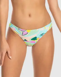 ROXY RAVE WAVE MODERATE BIKINI BOTTOM EVENING PRIMROSE RAV