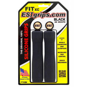 ESI GRIPS MTB FIT XC (EXTRA CHUNKY,CHUNKY) BLACK