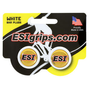 ESI GRIPS BAR PLUGS WHITE