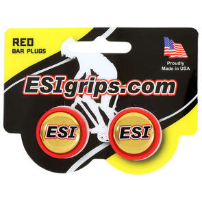 ESI GRIPS BAR PLUGS RED