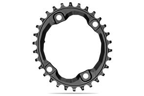 ABSOLUTE BLACK OVAL PREMIUM SHIMANO XT M8000/MT700 ASYMMETRICAL NW CHAINRING BLACK