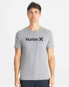 HURLEY EVERYDAY WASHED ONE AND ONLY SOLID TEE DRK GRY HTR
