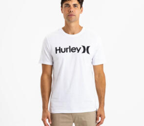 HURLEY EVERYDAY WASHED ONE AND ONLY SOLID TEE WHITE