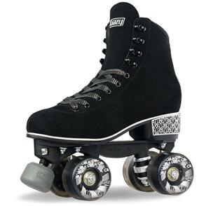 CRAZY SKATES EVOKE BLACK ROLLER SKATES