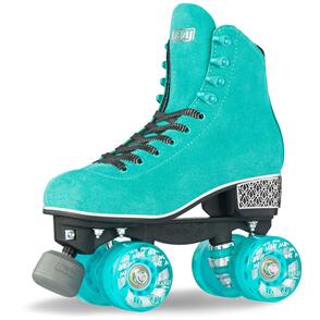 CRAZY SKATES EVOKE TEAL ROLLER SKATES