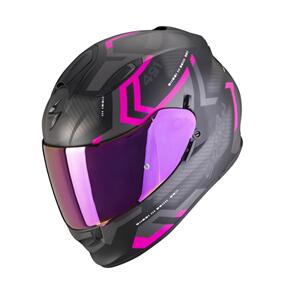 SCORPION EXO 491 SPIN HELMET MATTE BLK/PNK