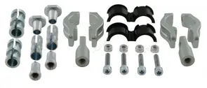 RTECH KITMOUNT003 HANDGUARD MOUNTS ALUMINIUM UNIVERSAL FIT 22MM TO 28MM BAR