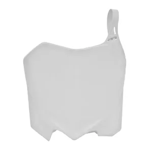 RTECH TBCRFBN0009 HONDA CRF FRONT PLATE (2009-2013) - WHITE