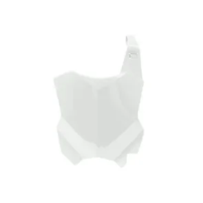 RTECH TBKXFBN0016 KAWASAKI KX FRONT PLATE (2016-2026) - WHITE