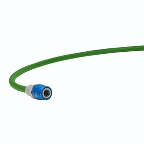 IWATA GH.12 FLEXIBLE GUN HOSE & QR FITTINGS 1.2M FOR AIRFED MASK