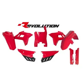 RTECH KITCRF-RS0-522 PLASTICS KIT 6 PIECE REVOLUTION RED HONDA CRF250R 22-ON CRF450R 21-ON