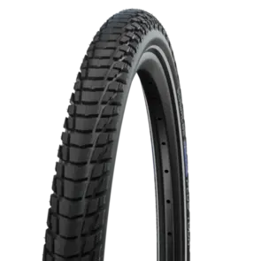 SCHWALBE TYRE MARATHON PLUS TOUR 700 X 35 / 28 X 1.4 PERFORMANCE WIRE ADDIX SMARTGUARD E-50 HS619 BLACK-REFLEX