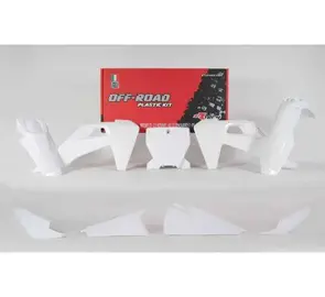 RTECH KITHSQ-BN0-599 PLASTICS KIT 6 PIECE WHITE HUSQVARNA FC FX TC TX
