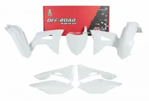 RTECH KITCRF-BN0-519 PLASTICS KIT 6 PIECE WHITE HONDA CRF250R 19-21 CRF450R 19-20