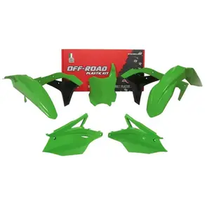 RTECH KITKXF-VE0-519 PLASTICS KIT 5 PIECE GREEN KAWASAKI KX250 KX250F 17-20