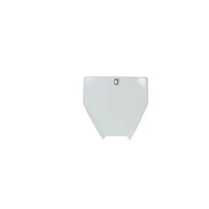 RTECH TBHSQBN0065 FRONT NUMBER PLATE (2017-2023) - WHITE