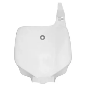 RTECH TBKX0BN0085 KAWASAKI KX FRONT PLATE (2001-2013) - WHITE