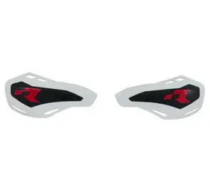 RTECH KITPMHP1BN0 HANDGUARDS OFFROAD HP1 VENTILATED 2 MOUNTING KITS MOUNTS TO HANDLEBARS OR LEVERS WHITE