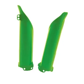 RTECH PSKXFVE0009 KAWASAKI KX FORK GUARDS (2009-2016) - GREEN