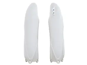 RTECH PSYZ0BN0010 FORK PROTECTORS WHITE YAMAHA YZ YZX YZF YZFX