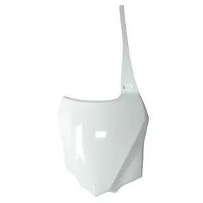 RTECH TBKX0BN0014 KAWASAKI KX FRONT PLATE (2014-2025) - WHITE