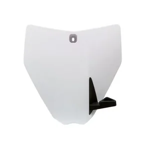 RTECH TBHSQBN0085 FRONT NUMBER PLATE (2014-2017) - WHITE