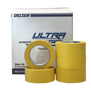 DELTAN DT4850 ULTRA TAPE AUTOMOTIVE MASKING TAPE YELLOW 48MM X 50M BOX OF 20