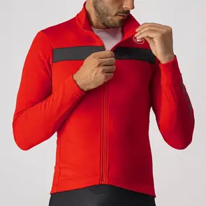 CASTELLI JERSEY PURO 3 FZ RED/BLACK REFLEX