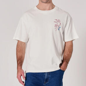 ROLLAS EZY ROLLERS ANGELS TEE VINTAGE WHITE