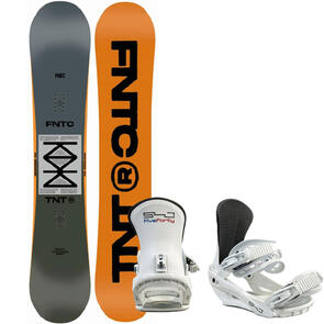 FANATIC TNTR RHYME ROCKER 540 WHITE SNOWBOARD PACKAGE