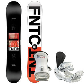 FANATIC TNTR STICK ROCKER RED 540 WHITE SNOWBOARD PACKAGE