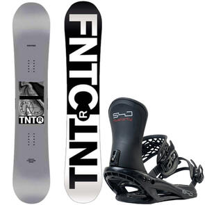 FANATIC TNTR STICK ROCKER GREY SNOWBOARD PACKAGE