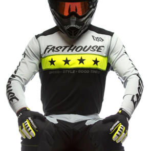 FASTHOUSE 2023 ELROD ASTRE JERSEY SILVER/BLACK