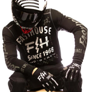 FASTHOUSE 2022 OFF ROAD JERSEY BLACK/WHITE