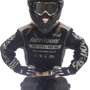 FASTHOUSE 2022 YOUTH GRINDHOUSE DOMINGO JERSEY BLACK