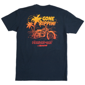 FASTHOUSE GONE RIPPIN TEE NAVY