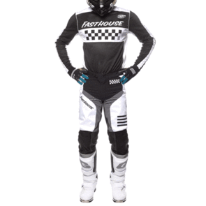 FASTHOUSE GRINDHOUSE WAYPOINT JERSEY AND PANTS BLACK/WHITE