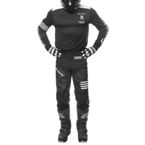 FASTHOUSE GRINDHOUSE KNOX JERSEY AND PANTS BLACK/WHITE