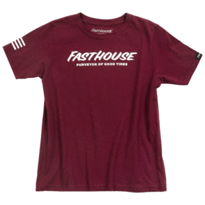 FASTHOUSE YOUTH LOGO TEE MAROON