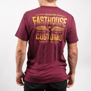 FASTHOUSE TREMOR TECH TEE MAROON